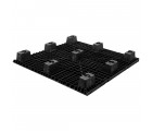 44 x 44 Nestable Solid Deck Plastic Pallet - CTC 4444-CTC-C OWS PP-S-4444-NG Repose Bottom