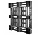 45 x 48 Heavy Duty Rackable Stackable Plastic Pallet- Greystone R4845 OWS PP-O-45-SD Standing Bottom -34