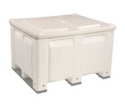 48 x 40 Top Cap for CP-S-40 Series Plastic Containers 500200-WW-Top-Cap OWS 500200-White Top Repose