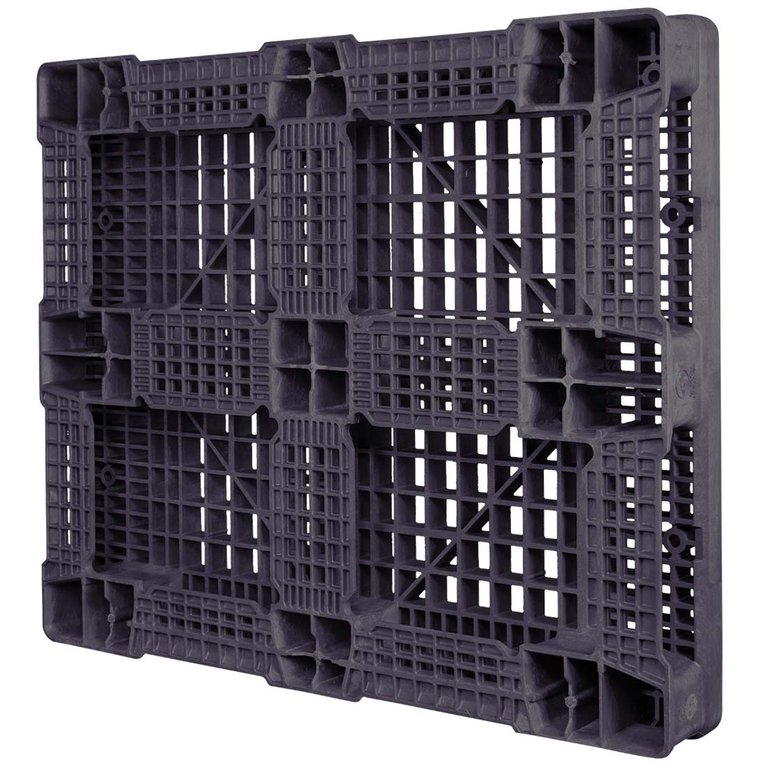 Rackable Plastic Pallet - 48 x 40, Black