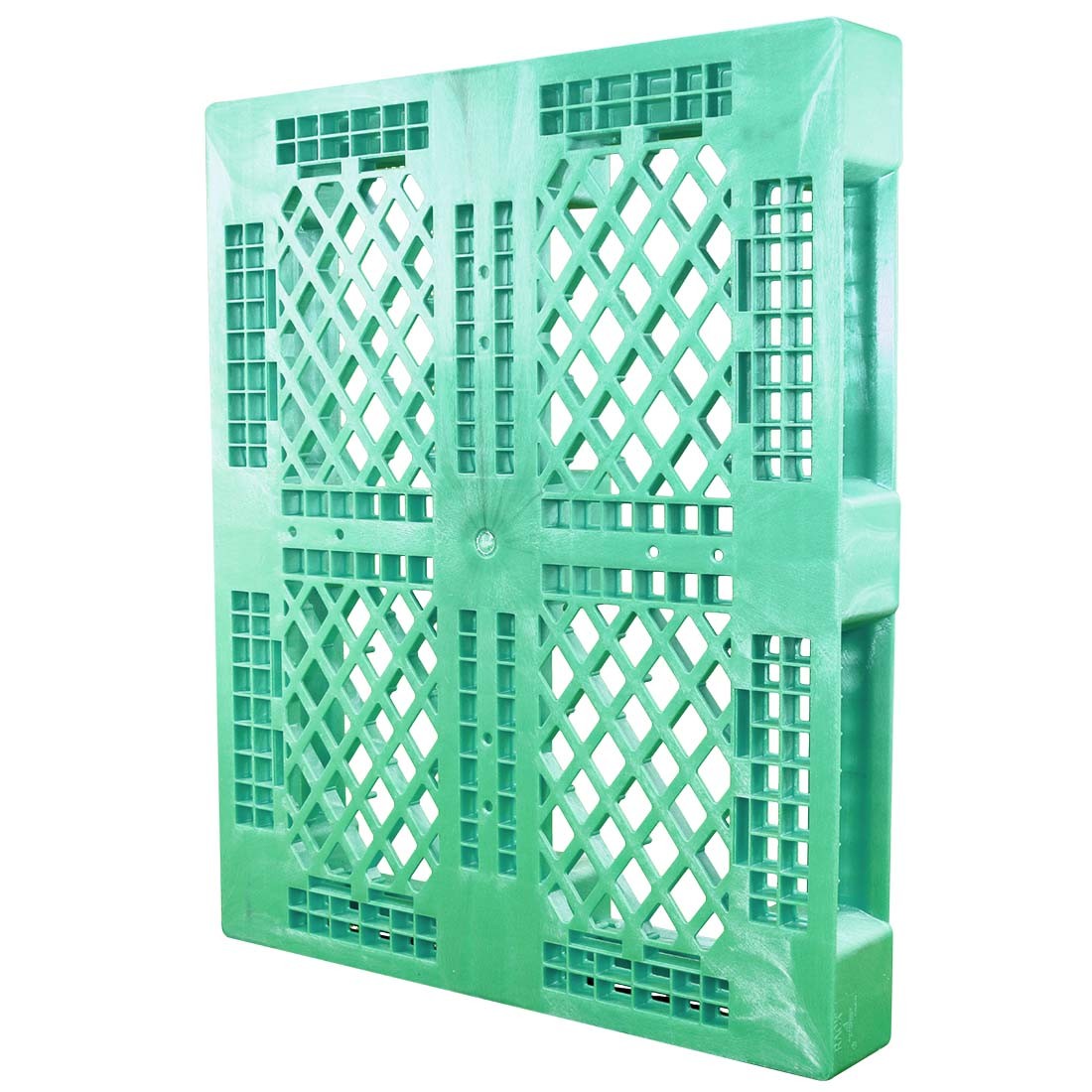 Rackable Plastic Pallet - 48 x 40, Green H-1212G - Uline