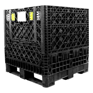30 x 32 x 34 Collapsible Container Bin - Triple Diamond Plastics TDP-3230-34 OWS CP-S-32-C Repose