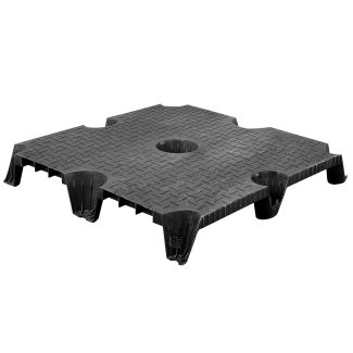 36 x 36 Nestable Solid Deck Cut Plastic Pallet CTC 3636-CTC-C OWS PP-S-3636-NG Repose Top