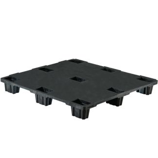 40 x 48 Nestable Plastic Pallet Light Duty, Closed Deck - Plasgad PG1210 CD OWS PP-S-40-NL9 Repose Top
