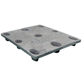 40 x 48 Nestable Solid Deck Plastic Pallet Medium Duty - Rotational Molding of UT The Bruin OWS PP-S-4048-NL8 Repose Top