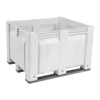 40 x 48 x 31 Solid Wall Container Bin Decade Full MACX Solid White W LS Bin M40SWH1 OWS CP-S-40-F-White