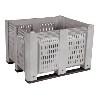 40 x 48 x 31 Vented Container Bin OWS CP-O-40-F Decade D48PGY02BK