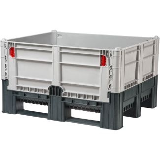40 x 48 x 34 Collapsible Solid Wall Container Bin - Decade  OWS CP-S-40-DFC Repose Top