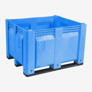 40 x 48 x 31 Blue Solid Wall Container Bin Decade Full MACX Solid Blue LS Bin M40SBL1 OWS CP-S-40-F-Blue