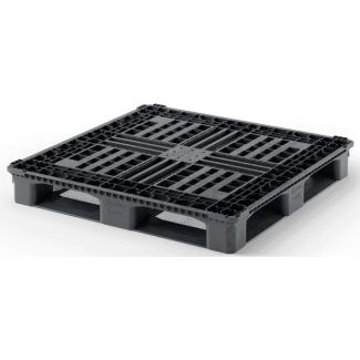 45 x 45 CABKA Eco CP9 Rackable Plastic Pallet w/ Safety Lip - Repose Top
