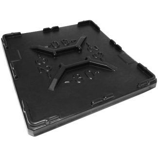 32 x 30 Top Cap for CP-S-32 Series Plastic Containers - Triple Diamond Plastics TDP-3230 OWS LID-3230