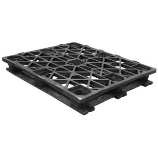 40 x 48 CABKA Plastic Pallet w/ Rackable Base + Safety Lip - Unassembled 