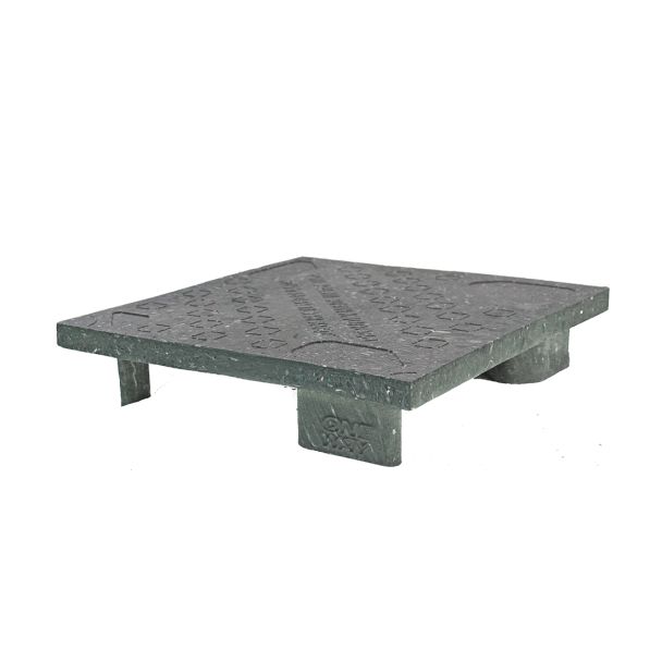 24 x 24 Hercules Solid Deck Plastic Display Pallet - Rotational Molding of UT #Hercules OWS PP-S-2424-S Repose Top