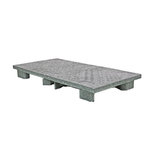 24 x 48 Ares Solid Deck Plastic Display Pallet - Rotational Molding of UT #Ares OWS PP-S-2448-S Repose Top