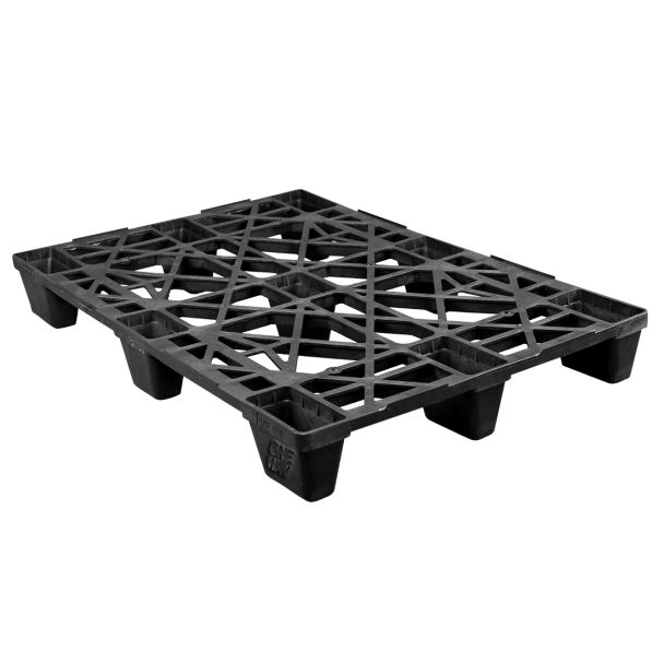 32 x 48 CABKA Nestable Euro Pal 2 Plastic Pallet - CABKA CPP 210 OWS PP-O-32-N2 Repose Top