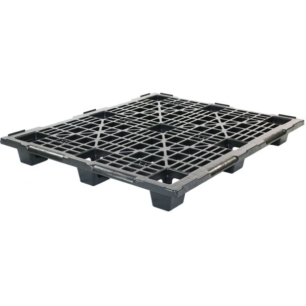 40 x 48 Nestable Light Medium Duty Plastic Pallet With Lip OWS PP-O-40-NM7-L Repose Top