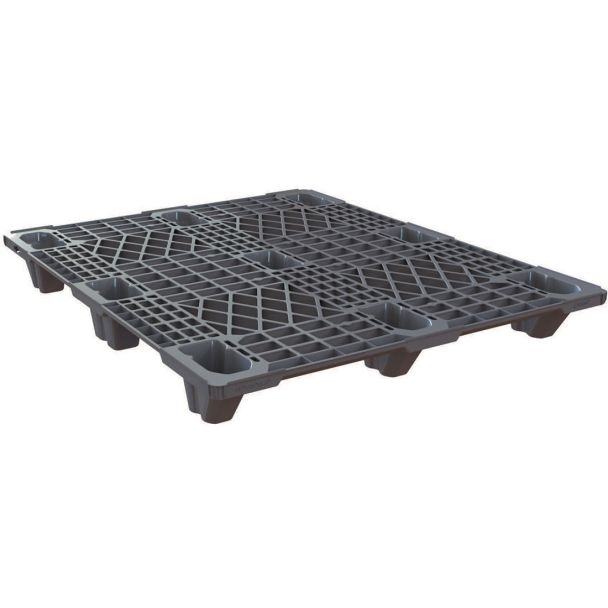 40 x 48 Nestable Plastic Pallet Light Duty - Plasgad Pallet 107 OWS PP-O-40-NLP Repose Top