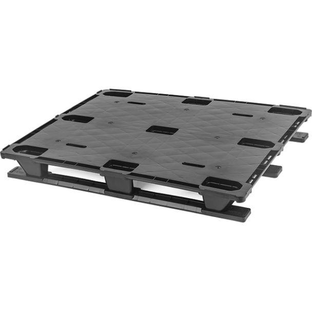 40 x 48 Nestable Plastic Pallet Light Duty, Closed Deck - Plasgad Pallet 107 CD OWS PP-S-40-NLP Repose Top