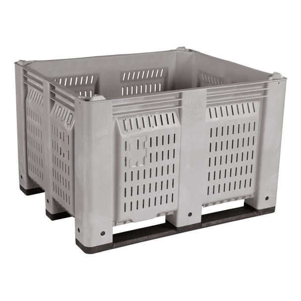 40 x 48 x 31 Vented Container Bin OWS CP-O-40-F Decade D48PGY02BK