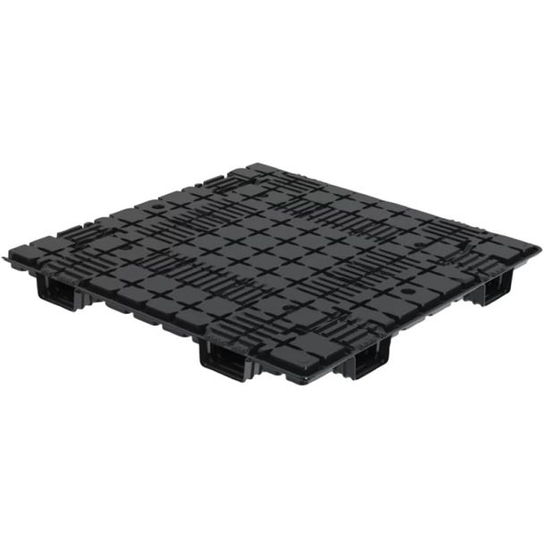 43 x 43 Plastic Bulk Bag Pallet - Black - Trienda 6117926 PP-S-4343-BB1 - Repose Top