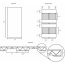 24 x 48 Stackable Solid-Deck Plastic Pallet - Black - OWS PP-S-2448-RC - ppc-2448-4B3SF-SS - Technical Drawing
