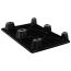 25 x 40 Nestable Solid Deck Plastic Pallet - CTC 4025-CTC-C OWS PP-S-2540-NG Repose Bottom