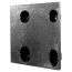30 x 30 Nestable Solid Deck Plastic Pallet - CTC 3030-CTC-C OWS PP-S-3030-NG Standing 3-4