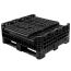 30 x 32 x 25 Collapsible Container Bin - Triple Diamond Plastics TDP-3230-25 OWS CP-S-32-C-25 Repose Collapsed