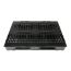 32 x 48 Rackable Stackable Plastic Euro Pallet With Lip- 3 Runner Plasgad PG1080 1200 x 800 OD (With Lip) OWS PP-O-3248-R-L - Repose Sideways