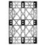 32 x 48 Nestable Euro Pal 2 Plastic Pallet - CABKA CPP 210 OWS PP-O-32-N2 Standing Top HeadOn