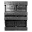 36 x 48 Heavy Duty Solid-Deck Rackable Plastic Pallet - Plastic Pallet Creations ppc3648-3 OWS PP-S-3648-RC Standing Bottom HeadOn