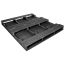 40 x 40 Stackable Solid-Deck Plastic Pallet - Black - PPC ppc4040-4B4SF OWS PP-S-4040-RC Repose Bottom