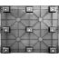 40 x 48 Light Duty Solid Deck Nestable Plastic Pallet-  OWS PP-S-40-NLX.1 - CTC Xtreme Stack 4840 Nestable - Head On - Bottom