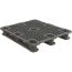 40 x 48 Neptune Rackable Mid-Duty Plastic Pallet - 3 Runner - Plasgad PG4840 + 3 Runners - OWS PP-O-40-RM8.3R Repose Top 2