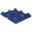 40 x 48 Nestable Heavy Duty Plastic Pallet - Blue OWS PP-S-4048-N-PS-Blue NDP Polymer Solutions Nestable Distribution Pallet - Blue DP Polymer Solutions Nestable Distribution Pallet Repose - Bottom