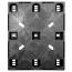 40 x 48 Nestable Solid Deck Plastic Pallet - CABKA CPP320C OWS PP-S-40-NL3 Standing Top HeadOn
