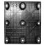 40 x 48 Nestable Solid Deck Plastic Pallet - CTC 4840-CTC-C OWS PP-S-4048-NG Standing Bottom HeadOn