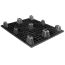 40 x 48 Nestable Solid Deck Plastic Pallet - High Grade - CTC 4840-CTC-B OWS PP-S-4048-NG-B Repose Bottom