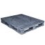 40 x 48 Rackable FDA Plastic Pallet - Polymer Solutions ProGenic 6_Grey OWS PP-O-40-R4FDA-Grey Repose Top