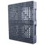 40 x 48 Rackable FDA Plastic Pallet - Polymer Solutions ProGenic 6_Grey OWS PP-O-40-R4FDA-Grey Standing 3-4