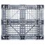 40 x 48 Rackable FDA Plastic Pallet - Polymer Solutions ProGenic 6_Grey OWS PP-O-40-R4FDA-Grey Standing Bottom HeadOn