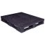 40 x 48 Rackable Fire Retardant Plastic Pallet - Polymer Solutions ProGenic 6_ Black Fire Retardant OWS PP-O-40-R4FM Repose Top