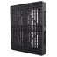 40 x 48 Rackable Fire Retardant Plastic Pallet - Polymer Solutions ProGenic 6_ Black Fire Retardant OWS PP-O-40-R4FM Standing 3-4