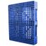 40 x 48 Rackable FM Fire-Retardant Plastic Pallet - Blue - Polymer Solutions Progenic 6 Blue Fire Retardant OWS PP-O-40-R4FM- Blue - Standing 3-4