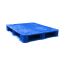 40 x 48 Rackable Plastic FDA Approved Solid Plastic Pallet - Blue - Polymer Solutions 8301 Blue OWS PP-S-40-R7FDA-Blue Repose top(1)