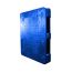 40 x 48 Rackable Plastic FDA Approved Solid Plastic Pallet - Blue - Polymer Solutions 8301 Blue OWS PP-S-40-R7FDA-Blue Standing 3-4