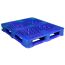 40 x 48 Rackable Plastic FDA Pallet - Blue - Polymer Solutions DLR OWS PP-O-40-R7FDA-Blue Repose Top