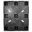 40 x 48 Rackable Plastic Runner Pallet - CABKA CPP 323C OWS PP-S-40-RR Standing Top HeadOn