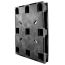 40 x 48 Rackable Solid Deck Cross Plastic Pallet - CABKA CPP325C OWS PP-S-40-RX Standing 3-4