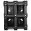 40 x 48 CABKA Rackable Solid Deck Cross Plastic Pallet - CABKA Nest US5.1 (CD-6R) CPP326C OWS PP-S-40-RX Standing Bottom HeadOn